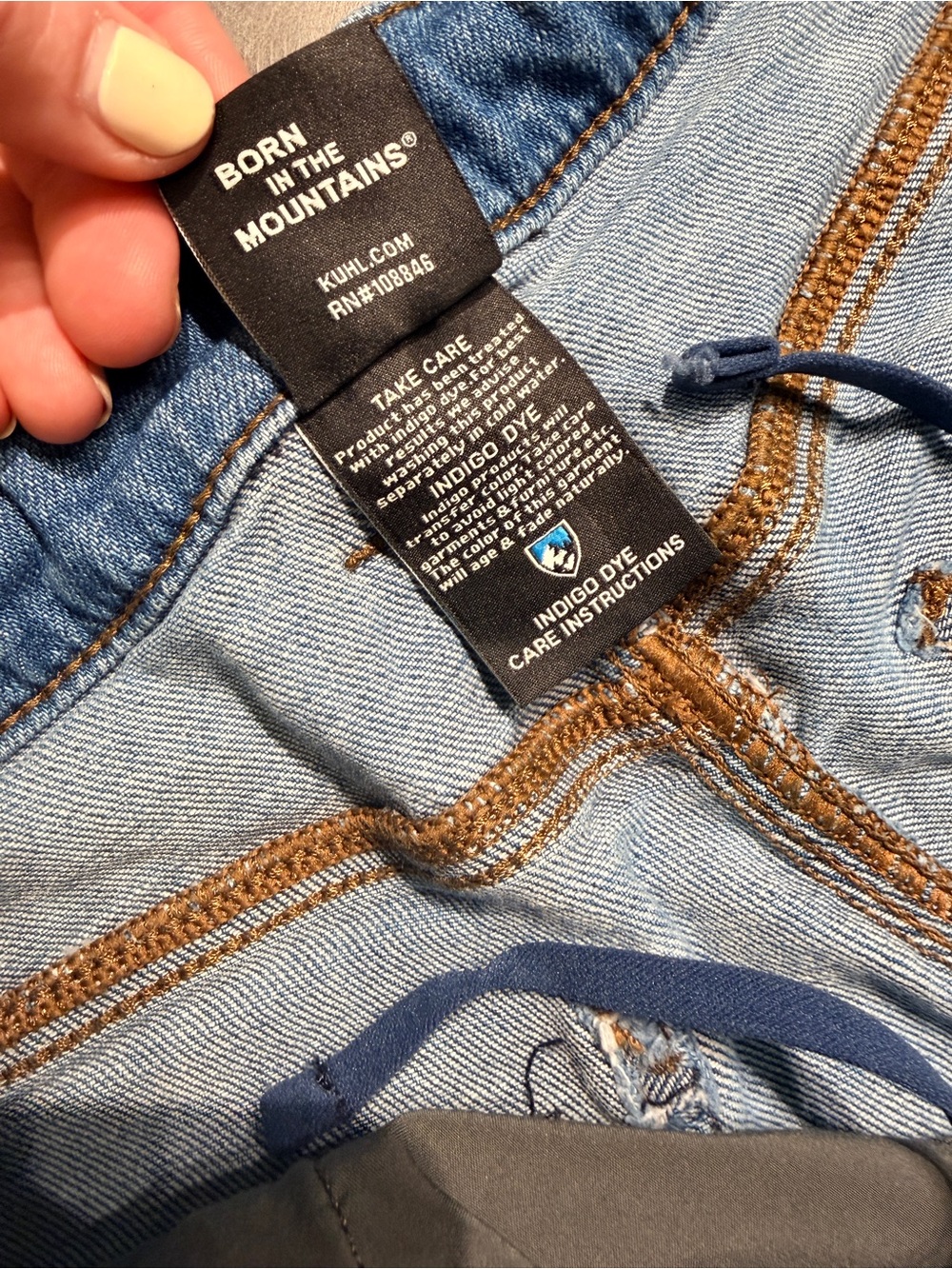 KÜHL Kontour Boyfriend Denim Jeans Vintage Blue 8 Reg - Picture 7 of 7